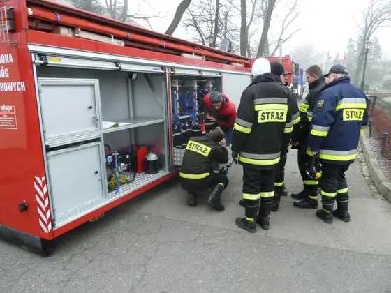 Barbórkowy bieg strażaków, Wieliczka — 14.12.2013