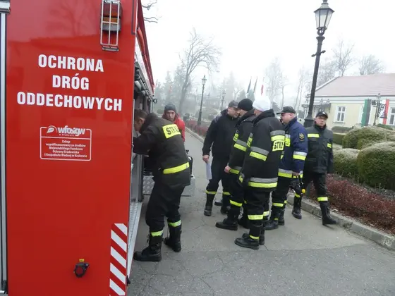 Barbórkowy bieg strażaków, Wieliczka — 14.12.2013 — zdjęcie 2