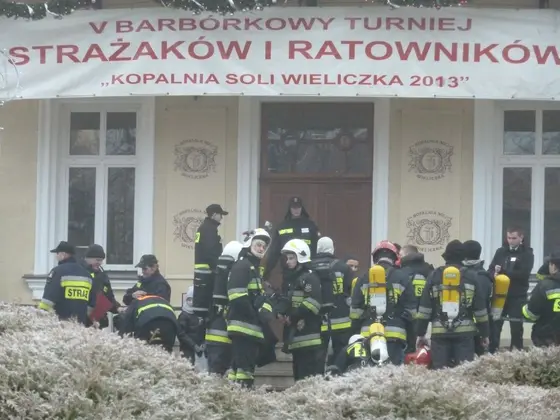 Barbórkowy bieg strażaków, Wieliczka — 14.12.2013 — zdjęcie 5