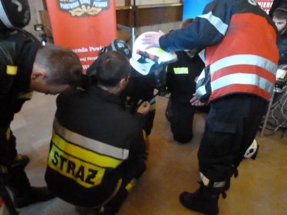Barbórkowy bieg strażaków, Wieliczka — 14.12.2013 — zdjęcie 34