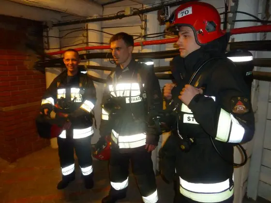 Barbórkowy bieg strażaków, Wieliczka — 14.12.2013 — zdjęcie 41