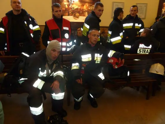 Barbórkowy bieg strażaków, Wieliczka — 14.12.2013 — zdjęcie 47