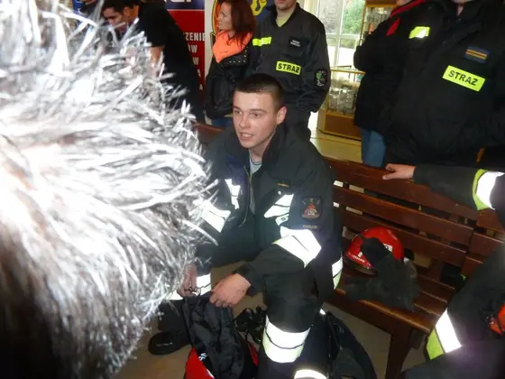 Barbórkowy bieg strażaków, Wieliczka — 14.12.2013 — zdjęcie 48
