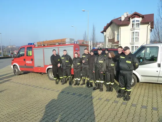 Barbórkowy bieg strażaków, Wieliczka — 14.12.2013 — zdjęcie 50