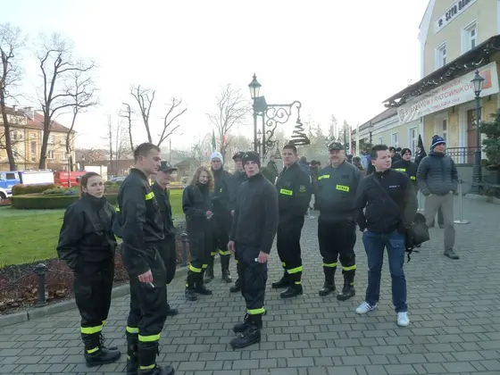 Barbórkowy bieg strażaków, Wieliczka — 14.12.2013 — zdjęcie 54