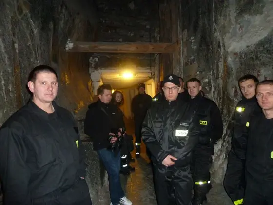 Barbórkowy bieg strażaków, Wieliczka — 14.12.2013 — zdjęcie 63