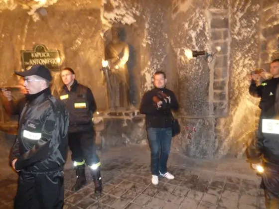 Barbórkowy bieg strażaków, Wieliczka — 14.12.2013 — zdjęcie 64