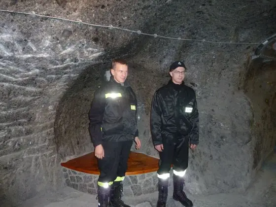 Barbórkowy bieg strażaków, Wieliczka — 14.12.2013 — zdjęcie 71