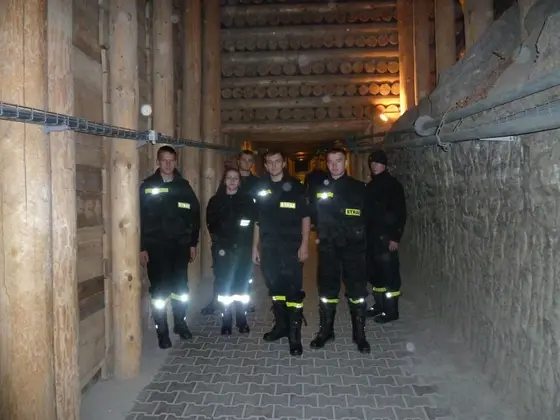 Barbórkowy bieg strażaków, Wieliczka — 14.12.2013 — zdjęcie 76