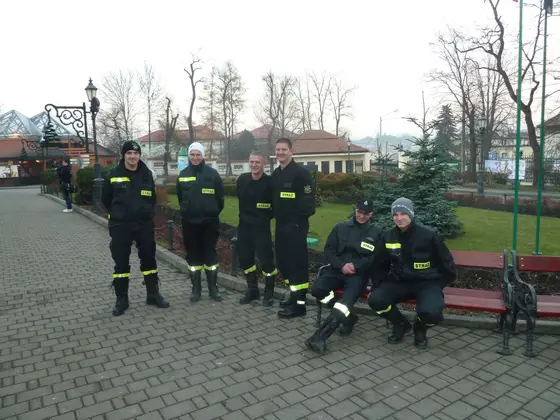 Barbórkowy bieg strażaków, Wieliczka — 14.12.2013 — zdjęcie 83