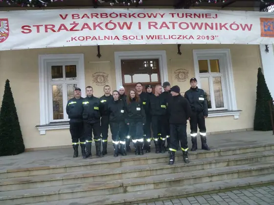Barbórkowy bieg strażaków, Wieliczka — 14.12.2013 — zdjęcie 84