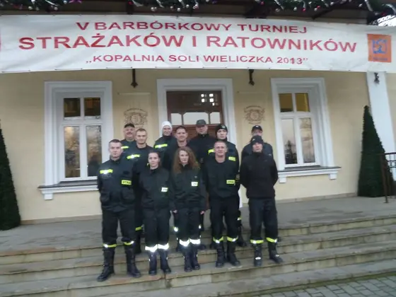 Barbórkowy bieg strażaków, Wieliczka — 14.12.2013 — zdjęcie 85