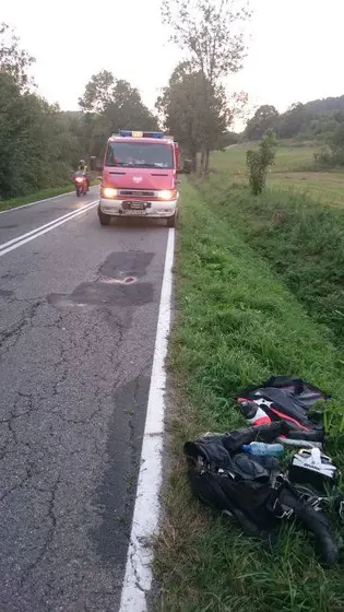 Kolizja w Bednarce – 30.08.2015 — zdjęcie 16