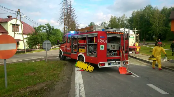 Kolizja w Rozdzielu – 13.07.2015