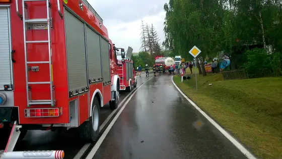 Kolizja w Rozdzielu – 13.07.2015 — zdjęcie 2