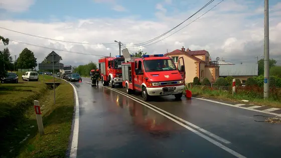 Kolizja w Rozdzielu – 13.07.2015 — zdjęcie 14