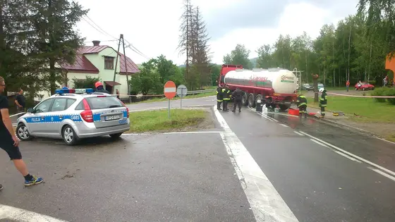 Kolizja w Rozdzielu – 13.07.2015 — zdjęcie 18