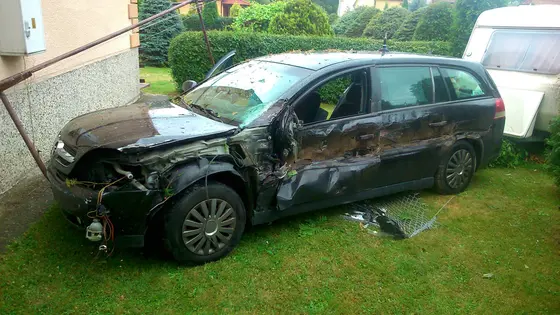 Kolizja w Rozdzielu – 13.07.2015 — zdjęcie 21