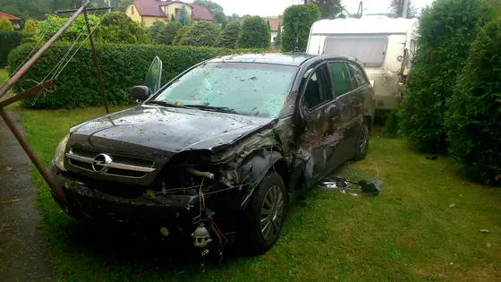 Kolizja w Rozdzielu – 13.07.2015 — zdjęcie 22