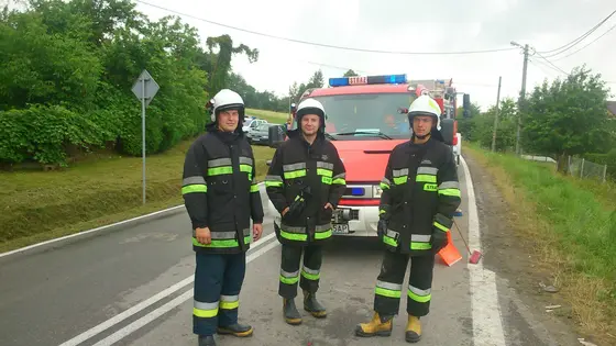 Kolizja w Rozdzielu – 13.07.2015 — zdjęcie 25