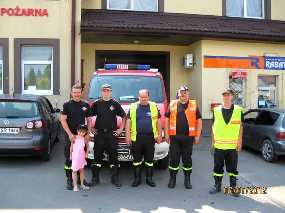 Obstawa wyścigu kolarskiego – 07.07.2012r. — zdjęcie 11