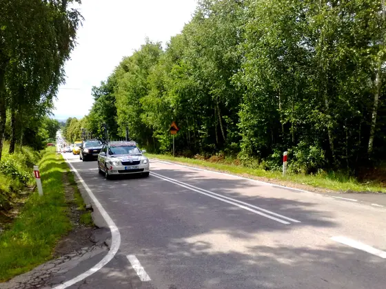 Obstawa wyścigu kolarskiego – 29.06.2011r.
