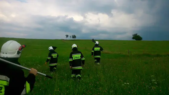 Płonąca słoma – 02.08.2014