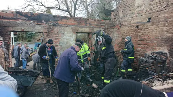 Pomoc Gaździe po pożarze — zdjęcie 9