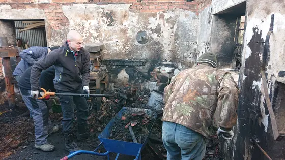Pomoc Gaździe po pożarze — zdjęcie 11