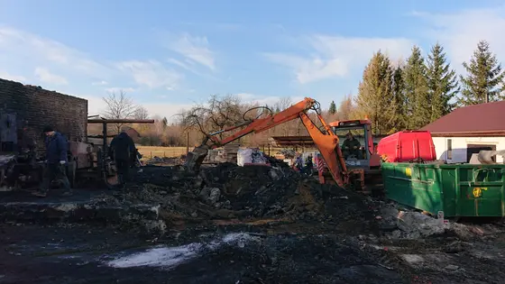 Pomoc Gaździe po pożarze — zdjęcie 17