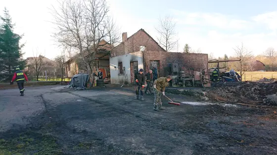 Pomoc Gaździe po pożarze — zdjęcie 20