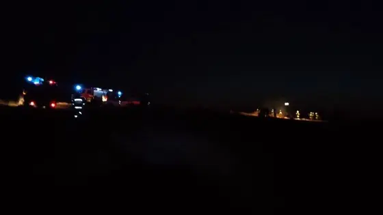 Pożar bel siana – 17.03.2015 — zdjęcie 11