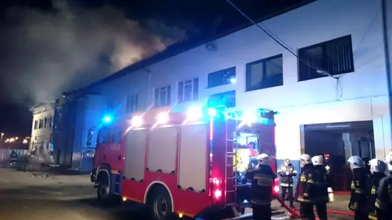 Pożar budynku – 09.04.2015r. Gorlice