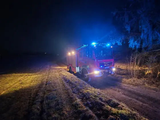 Pożar domku letniskowego — Dominikowice, 02.03.2026 — zdjęcie 5