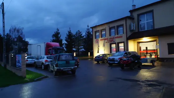 Pożar drewutni Jedle Kryg