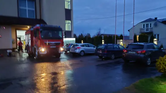 Pożar drewutni Jedle Kryg — zdjęcie 2