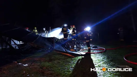 Pożar drewutni Jedle Kryg — zdjęcie 9