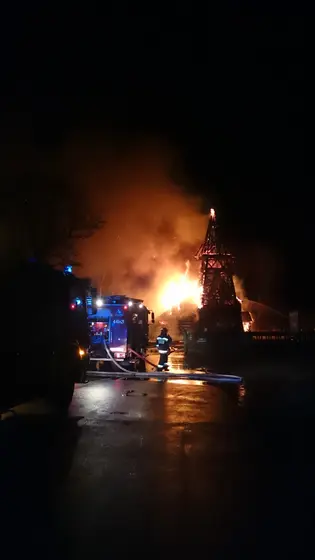Pożar Kościoła w Libuszy — zdjęcie 3