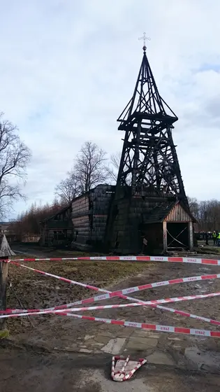 Pożar Kościoła w Libuszy — zdjęcie 22