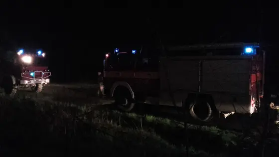 Pożar pustostanu – 16.04.2016 Wójtowa — zdjęcie 52