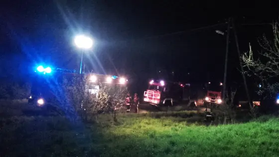 Pożar pustostanu – 16.04.2016 Wójtowa — zdjęcie 24
