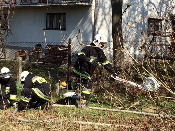 Pożar pustostanu – 25.03.2016 — zdjęcie 8