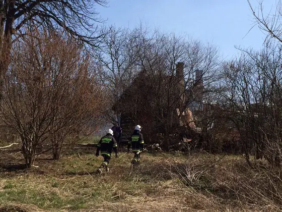 Pożar pustostanu – 25.03.2016 — zdjęcie 13