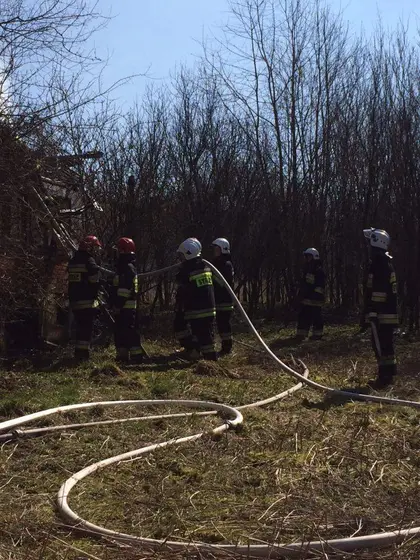 Pożar pustostanu – 25.03.2016 — zdjęcie 19