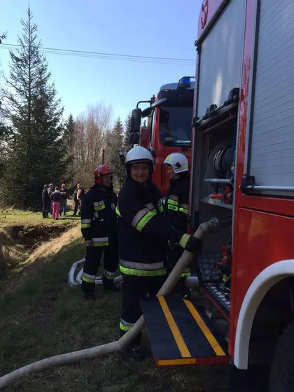 Pożar pustostanu – 25.03.2016 — zdjęcie 29