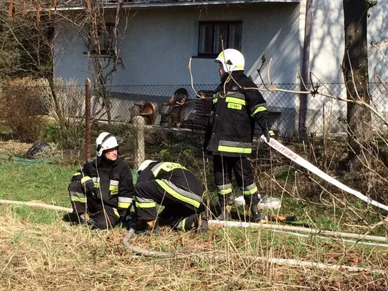 Pożar pustostanu – 25.03.2016 — zdjęcie 45