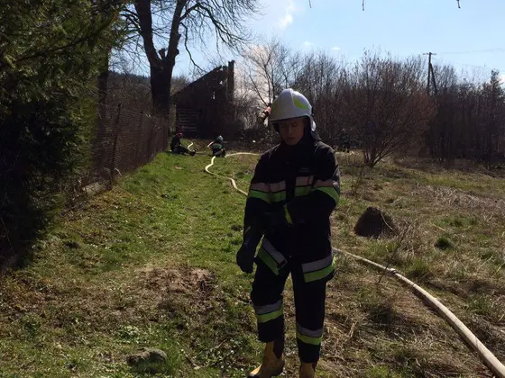 Pożar pustostanu – 25.03.2016 — zdjęcie 46