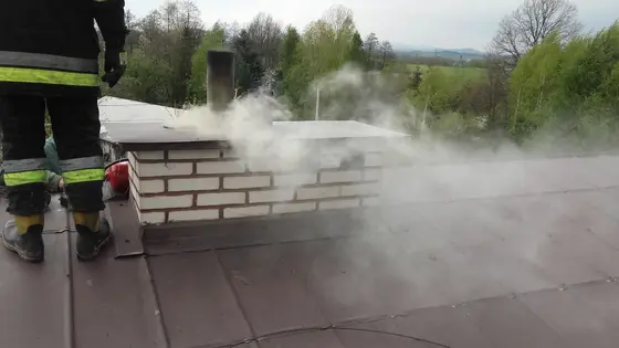 Pożar sadzy – 27.04.2016
