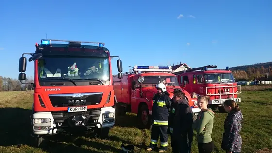 Pożar sadzy w kominie — zdjęcie 2