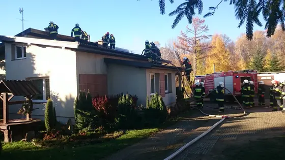 Pożar sadzy w kominie — zdjęcie 6